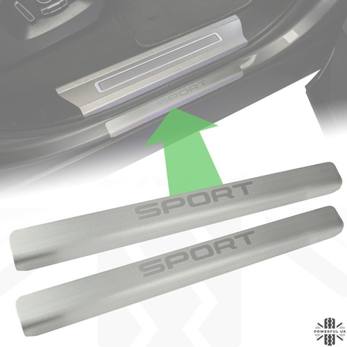 Outer sill step covers - outer,