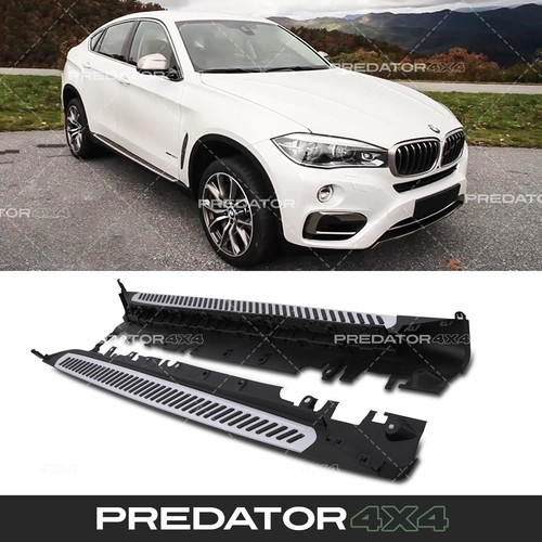 Black aluminium running boards - aluminium,