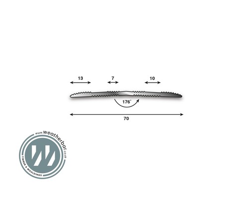Aluminium coverplate door - aluminium,